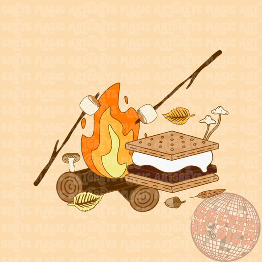 Roasting S’mores PNG