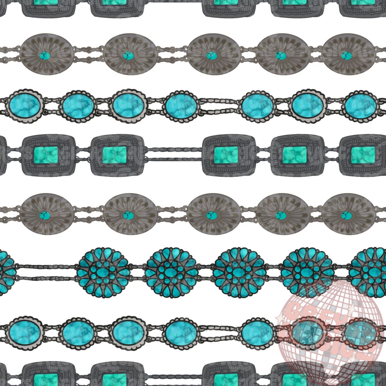 Concho Belt Seamless File