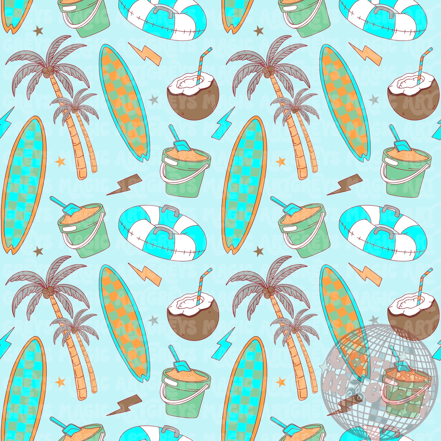 Boys Beach Seamless File