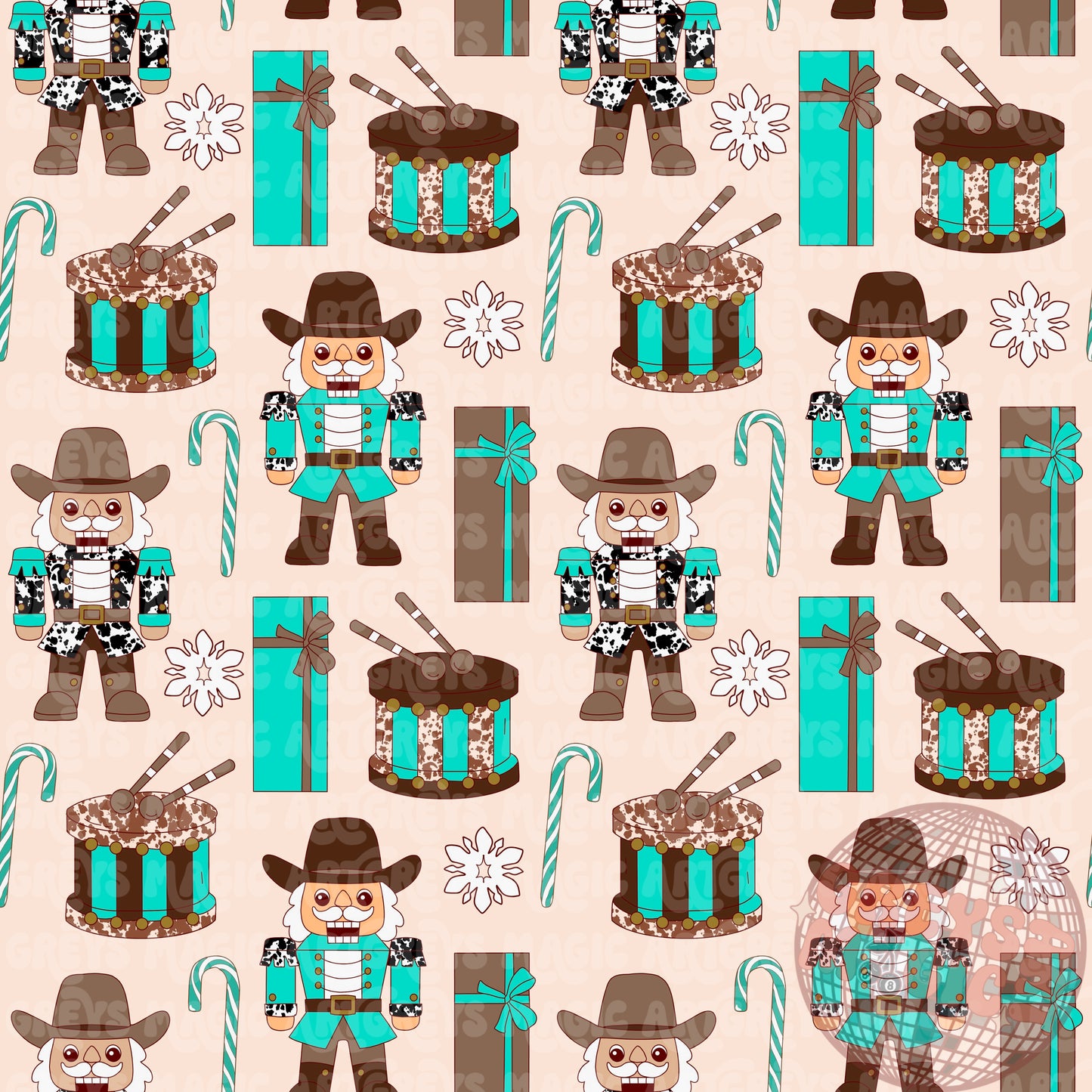 Western Nutcracker Seamless File