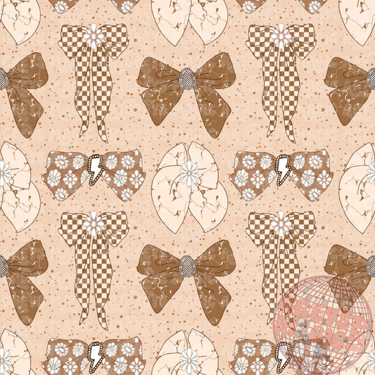 Fall Western Coquette Bows Seamless File
