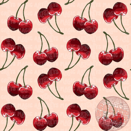 Cream Cherry Seamless File