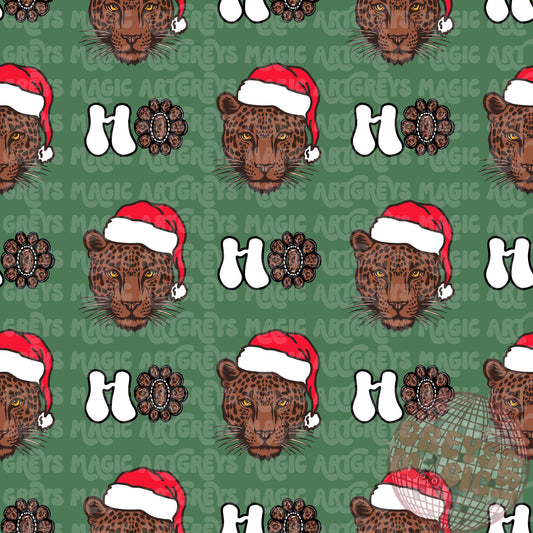 Christmas Cheetah Seamless File