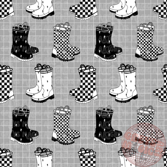 Rad Dude Rain Boots Seamless File