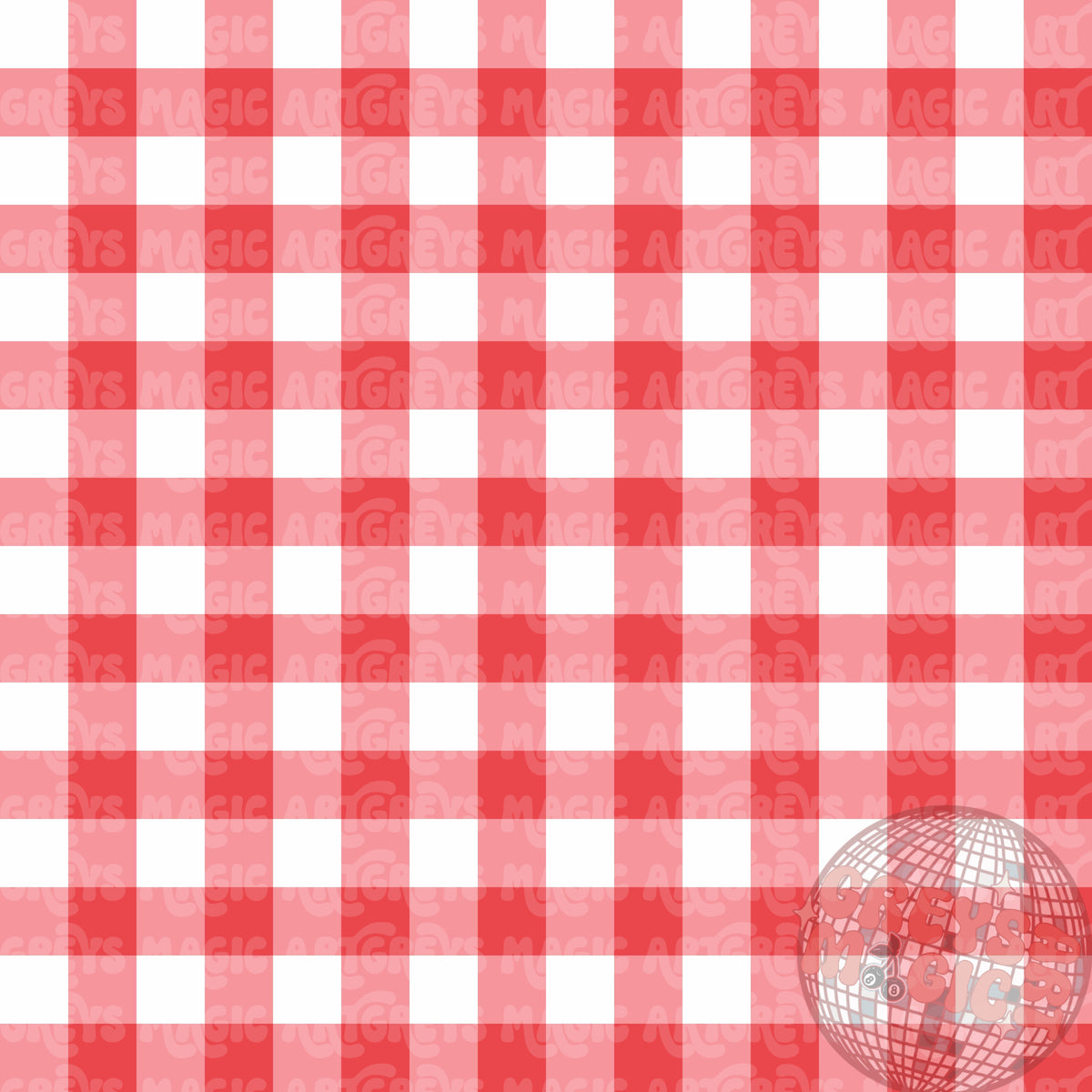 Red Gingham Seamless File