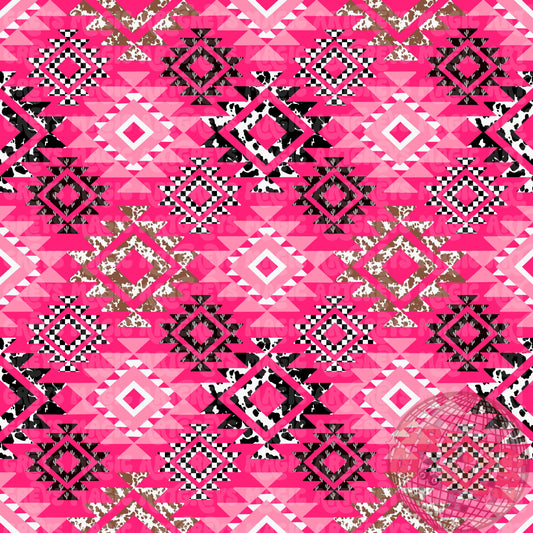 Pink Aztec Seamless File
