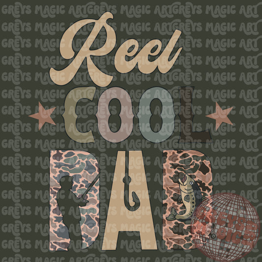 Reel Cool Dad PNG