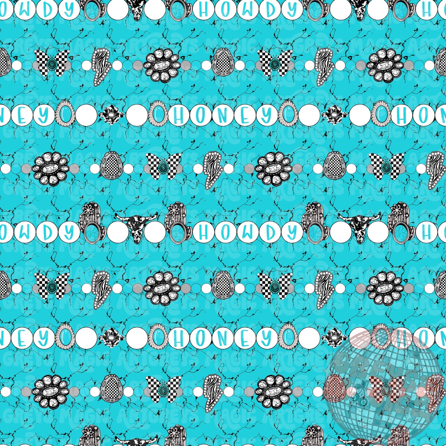 Howdy Honey Bracelet Seamless File