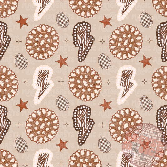 Fall Concho And Stars Seamless File