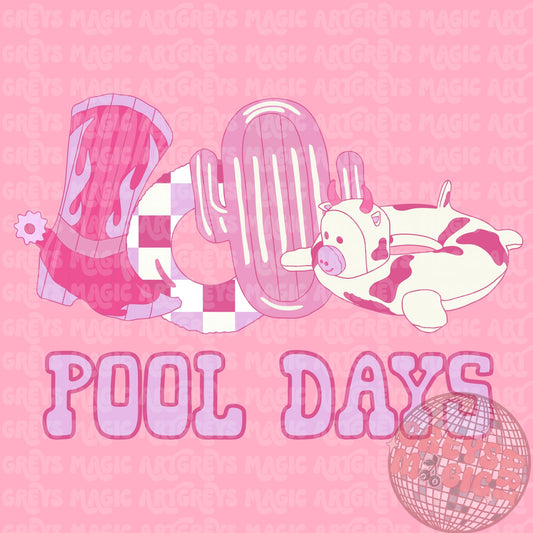 Girl Pool Days PNG