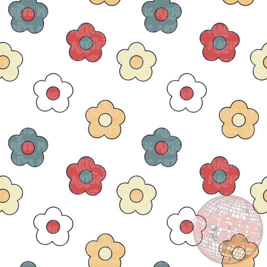 Muted Floral Seamless File