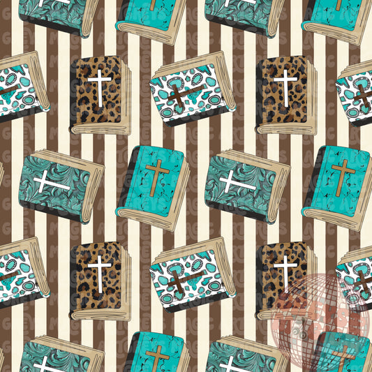 Girl Bible Neutral Stripes Seamless File