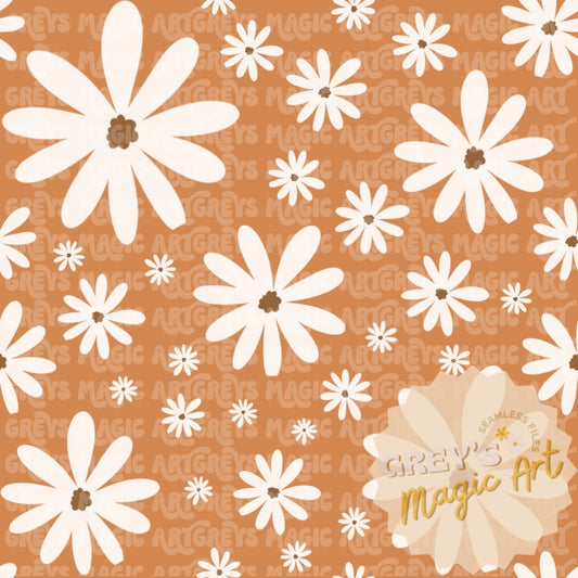 Boho Flower Seamless File