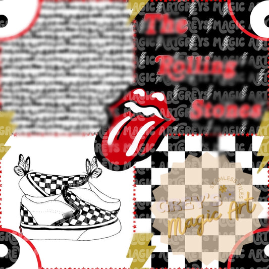 Boujee Vans Rolling Stone Mashup Seamless File