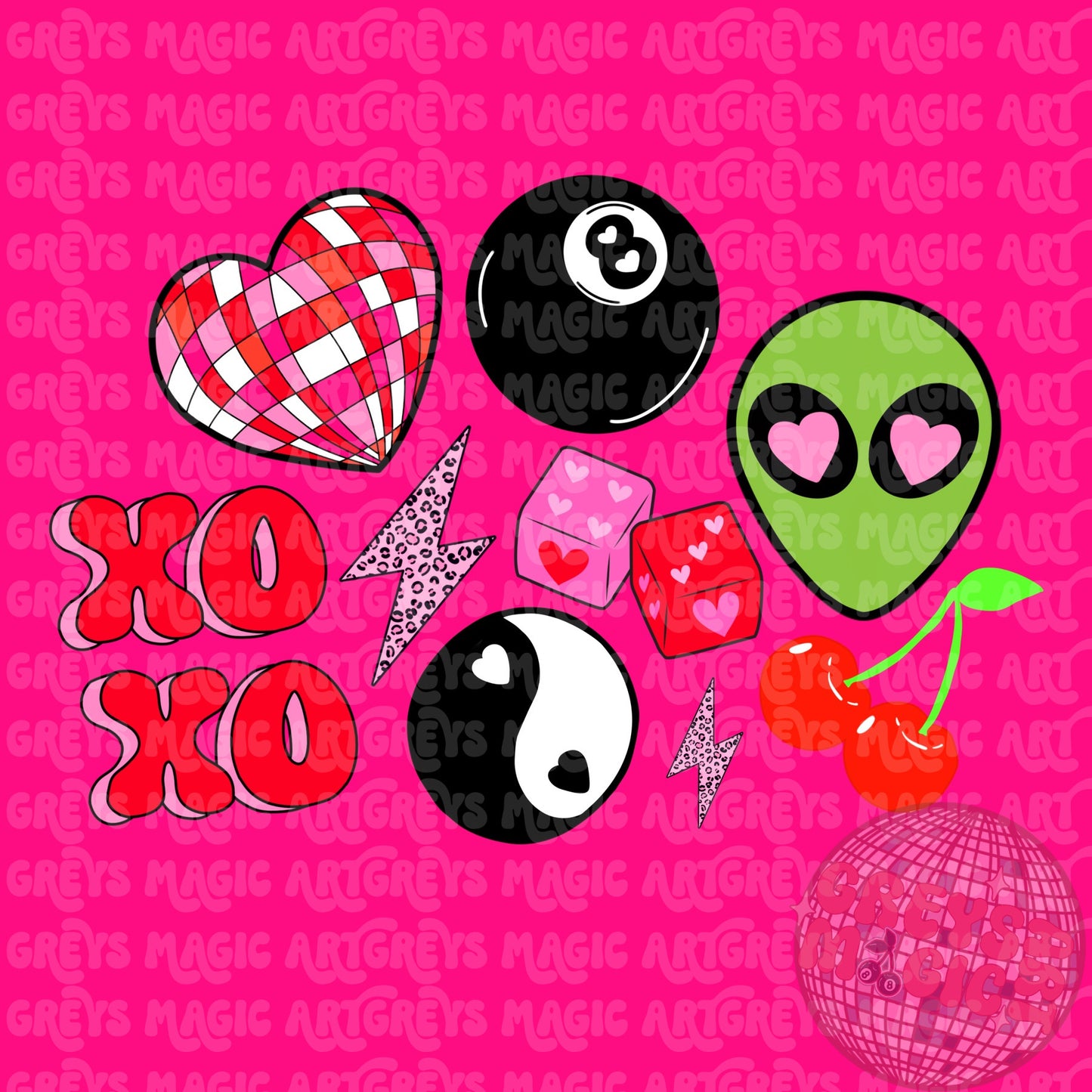 XOXO Vday PNG