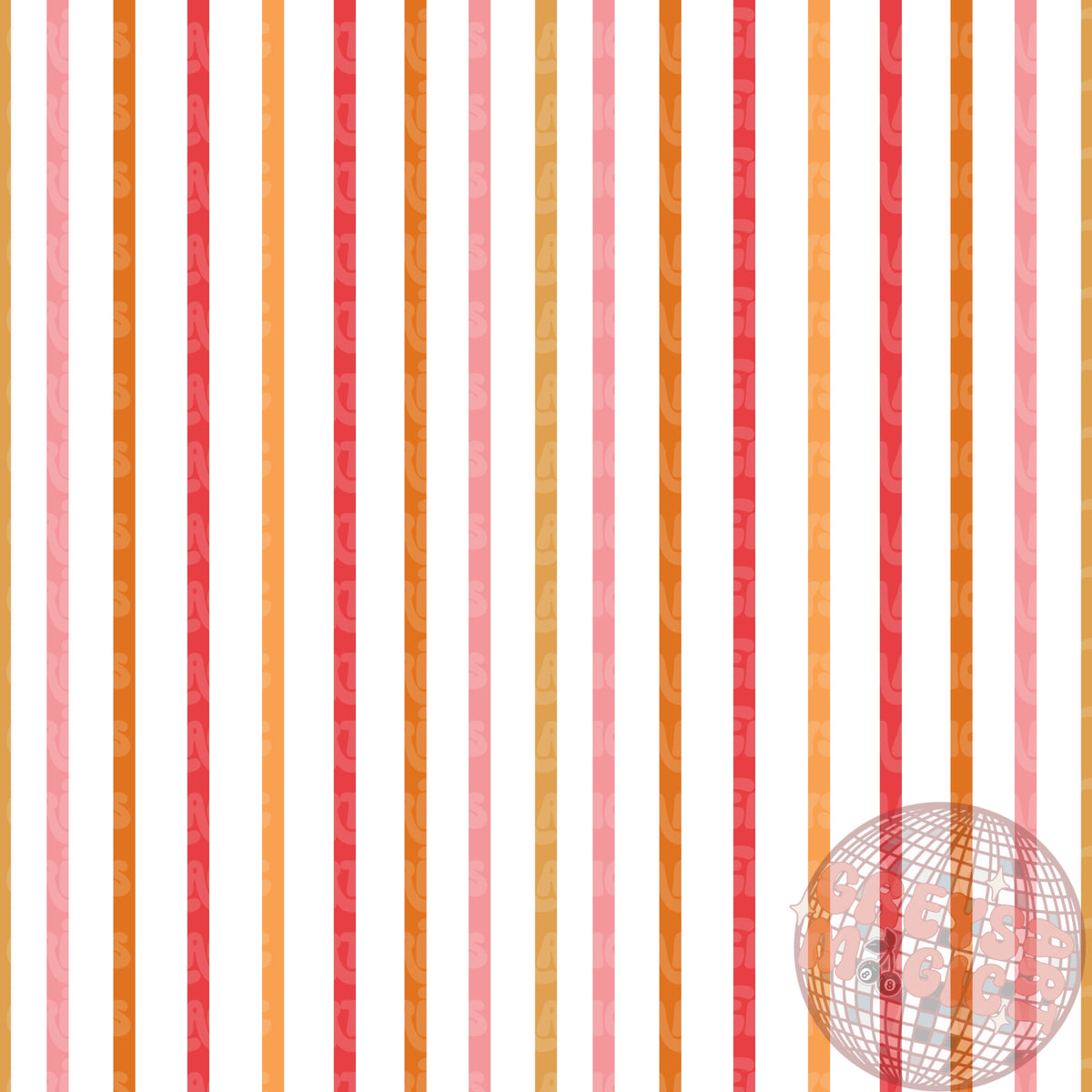 Red Pink Yellow Orange Stripes Seamless File