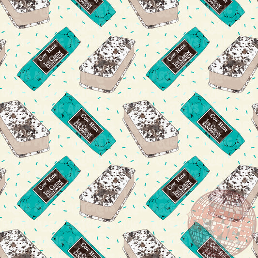 Cowhide Ice Cream Sandwich Seamless File