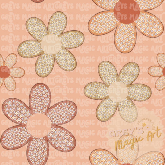 Rattan Flower Seamless File