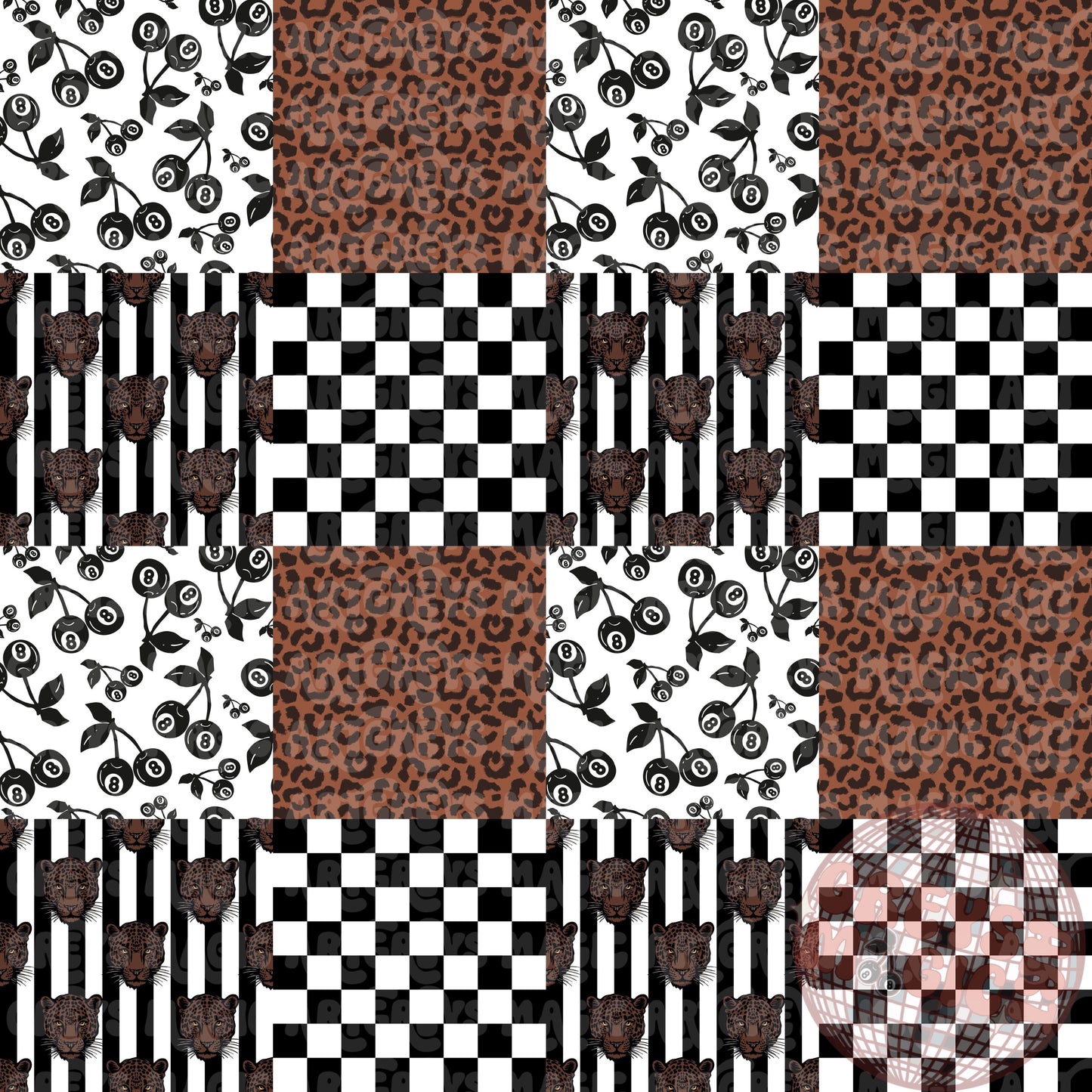 Retro Checkmate Seamless File