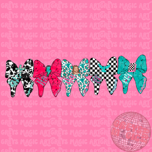 Faith Coquette Bows PNG