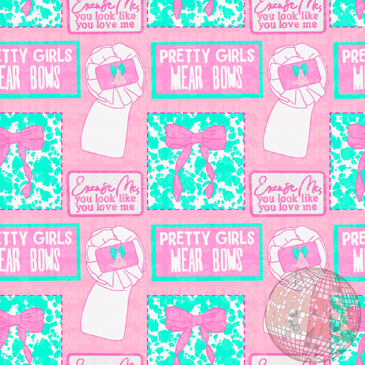 Pretty Girls Wear Bows Seamless File