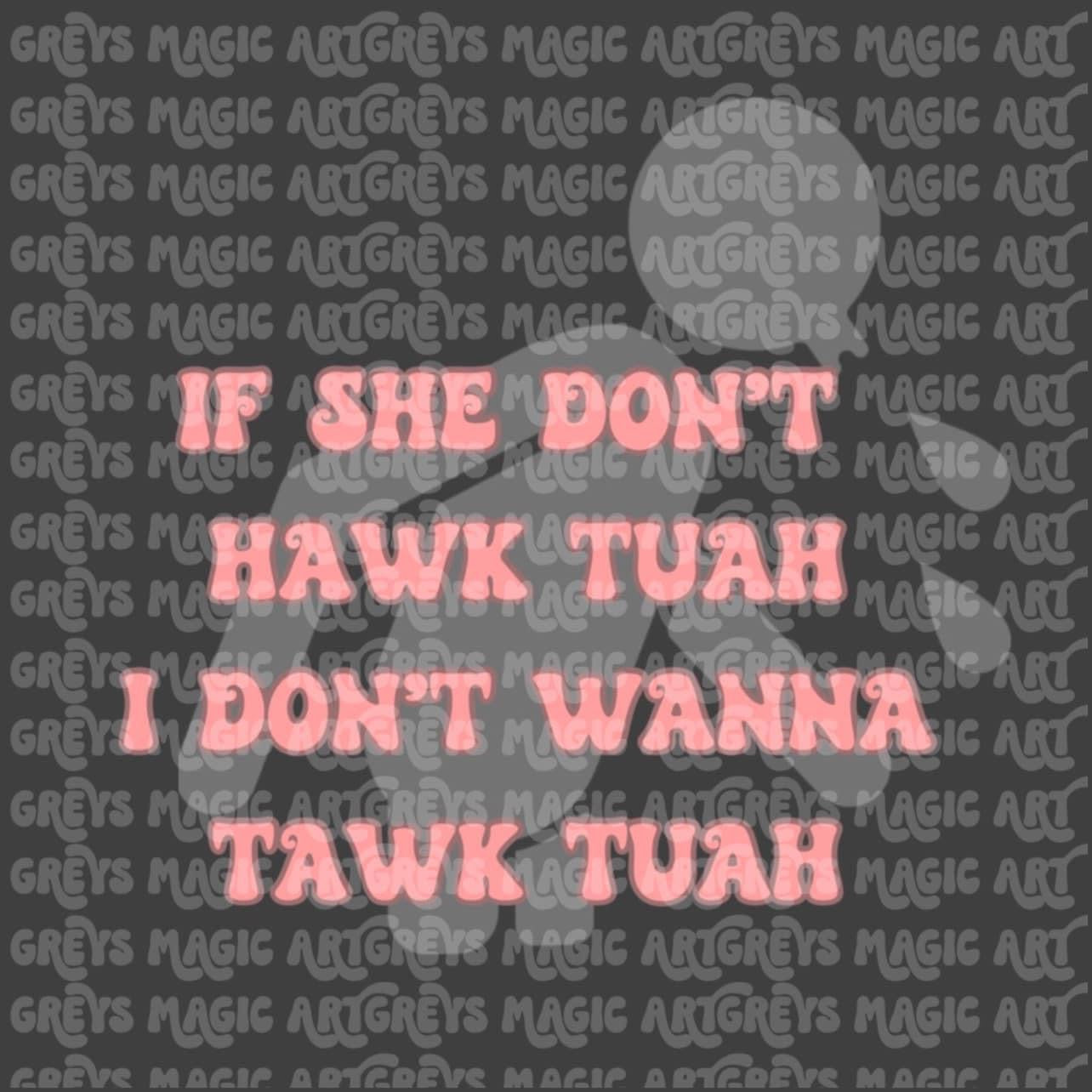 Hawk Tuah PNG