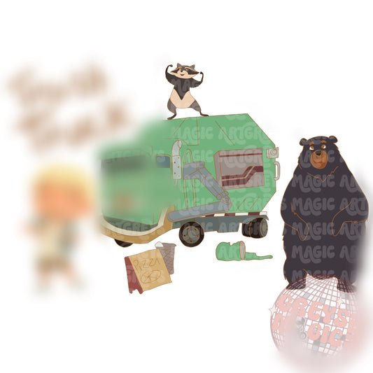 Trash Truck PNG