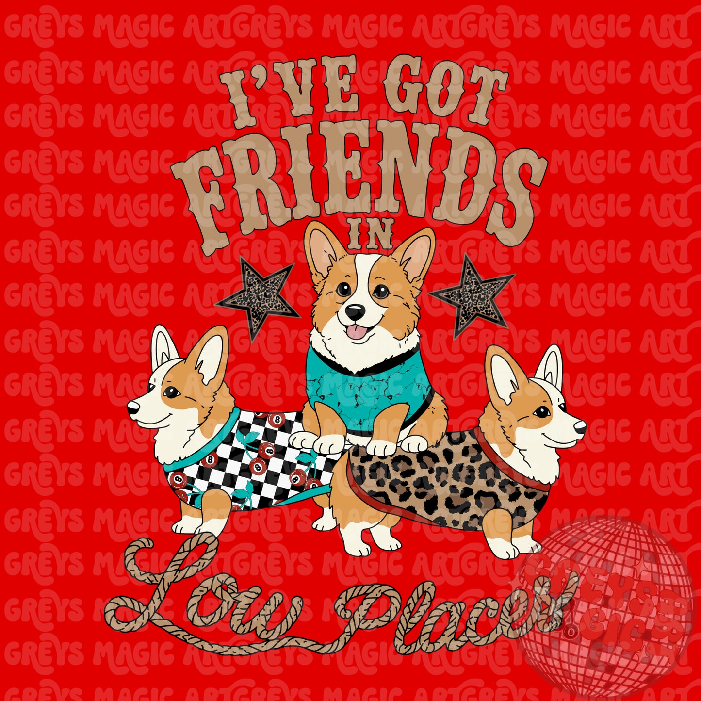 I’ve Got Friends In Low Places Dog PNG