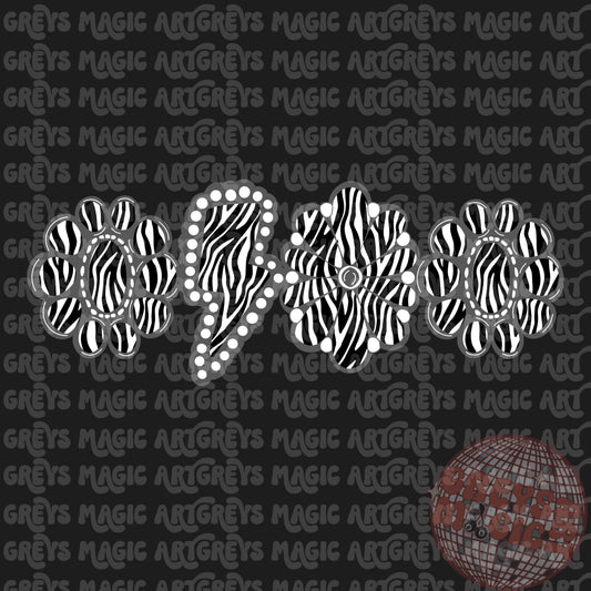 Zebra Concho PNG