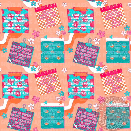 Motivation Sticky Notes Seamless File