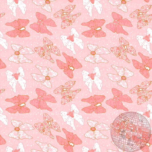 Western Valentines Day Bows Seamless File