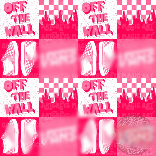 Pink Checkered Shoe Seamless File