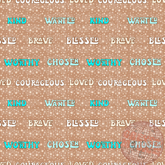 Affirmations Boy Seamless File
