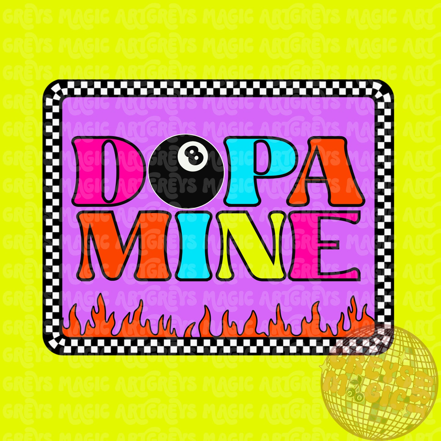 Neon Dopamine PNG