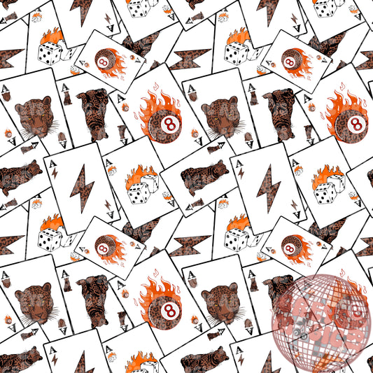Retro Playing Cards Seamless File