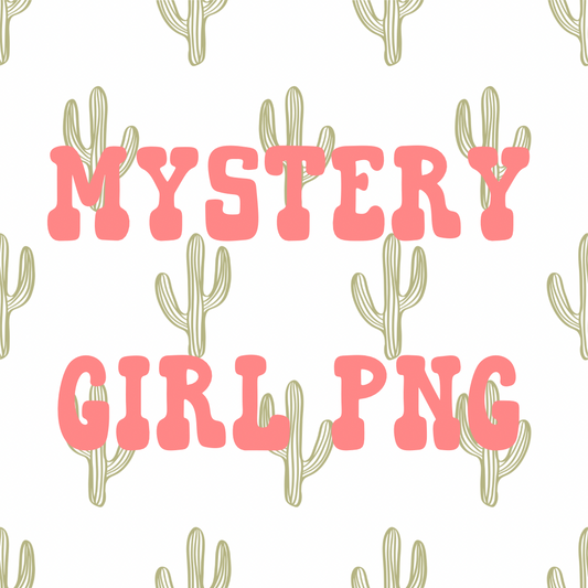 Mystery Western Girl PNG