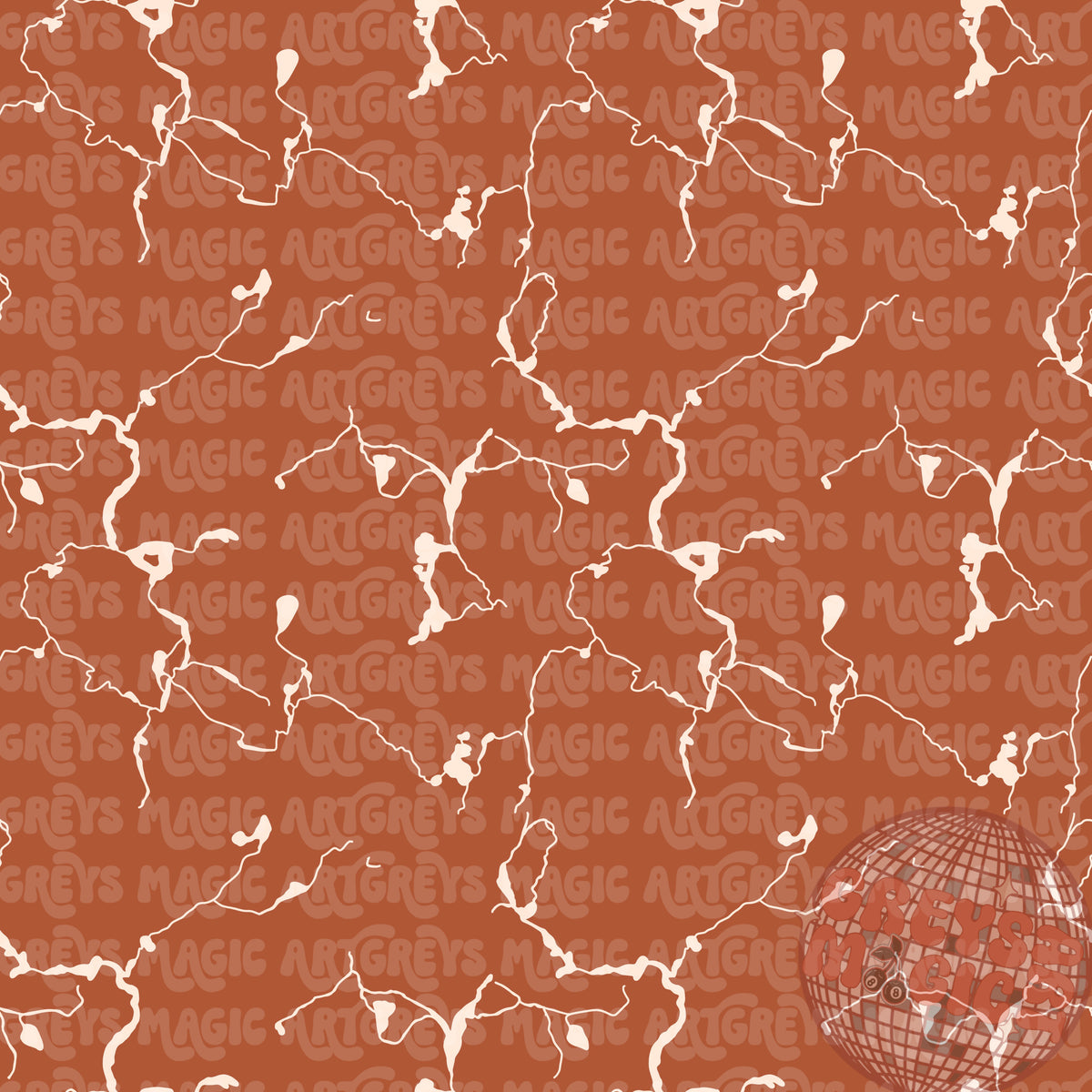 Rustic Orange And Cream Marble Stone Cola Coord Seamless File