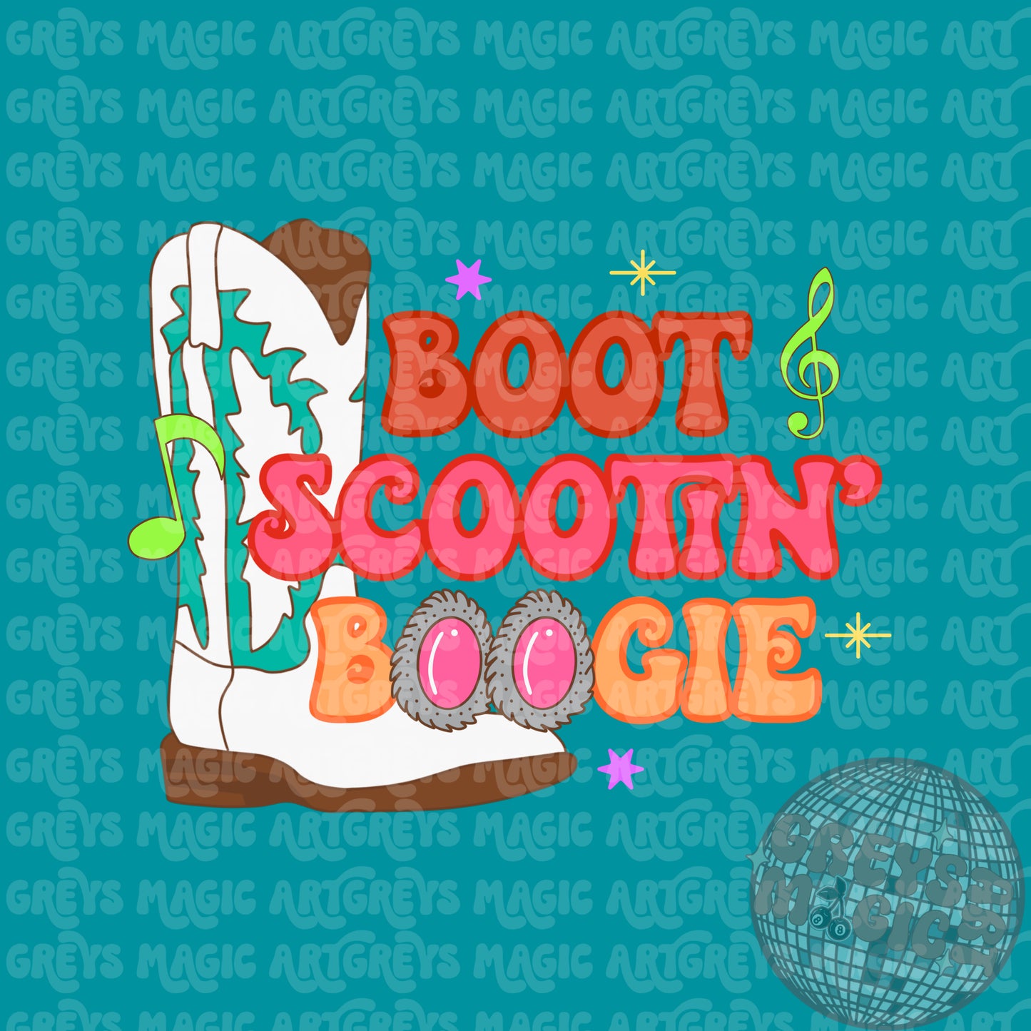 Boot Scootin’ Boogie PNG