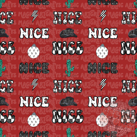 Christmas Western Boy Nice Seamless File
