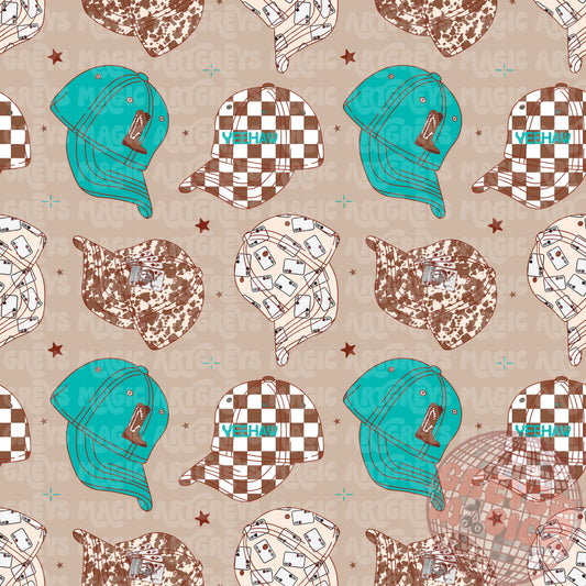 Boys Western Hats Seamless File