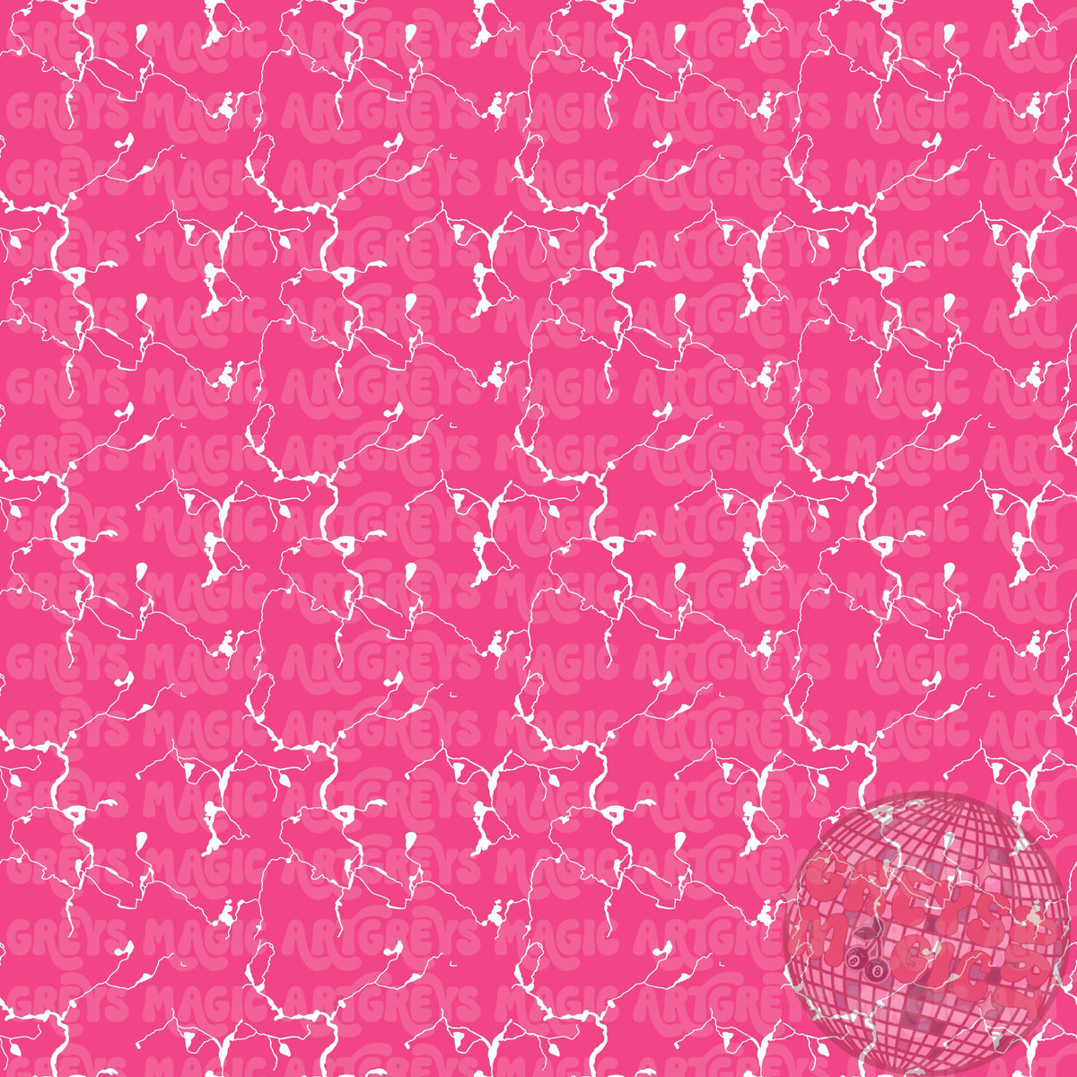 Pink White Marble Stone Holly Jolly Coord Seamless File