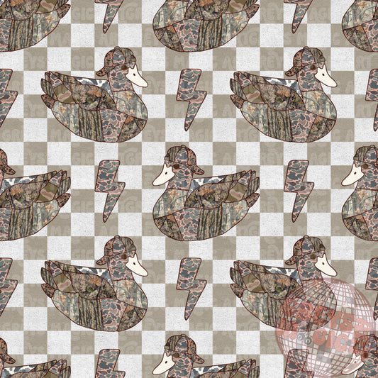 Backwoods Duck Checkered Seamless File