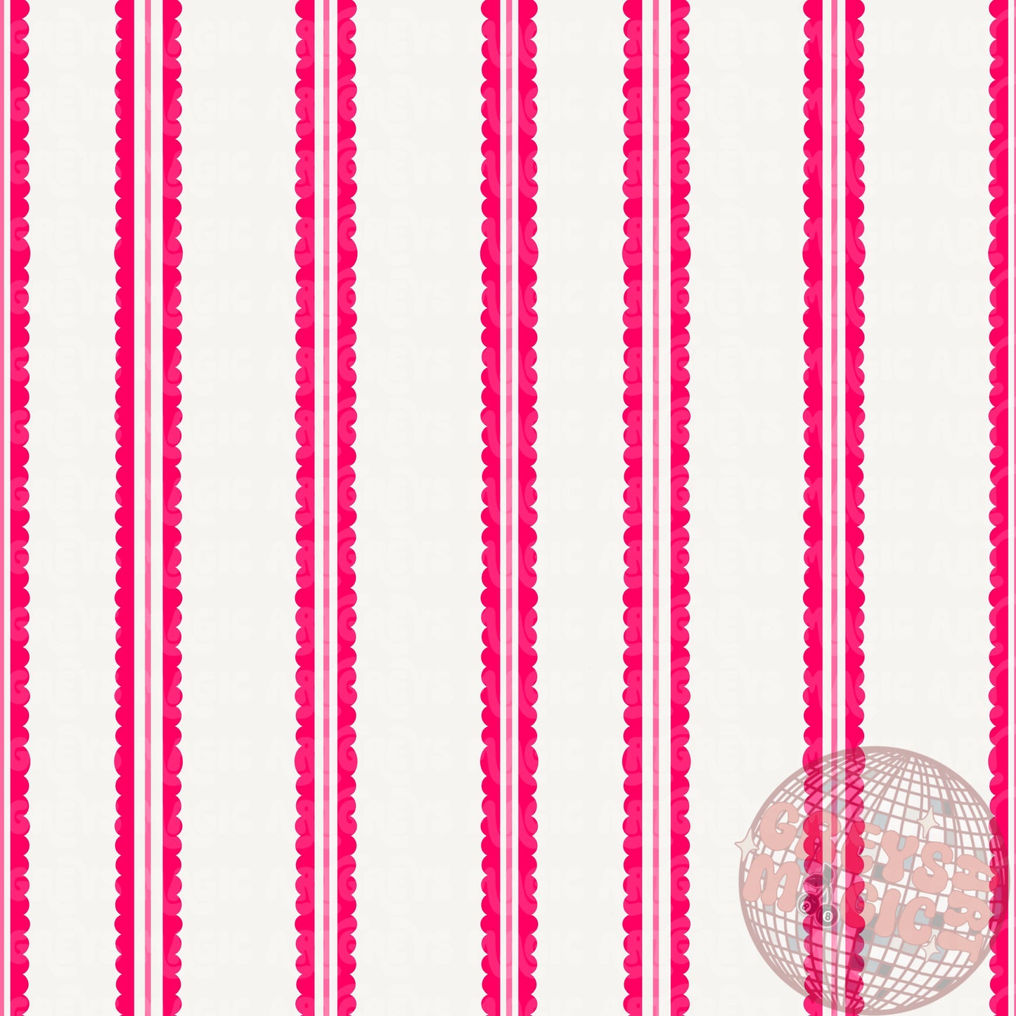 Valentines Day Stripes Seamless File
