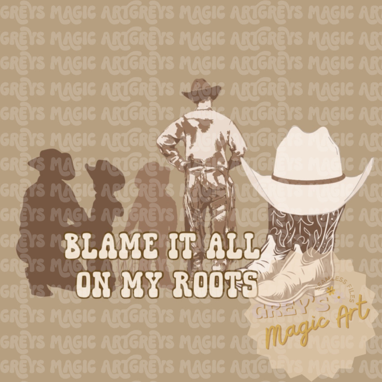 Blame It All On My Roots PNG