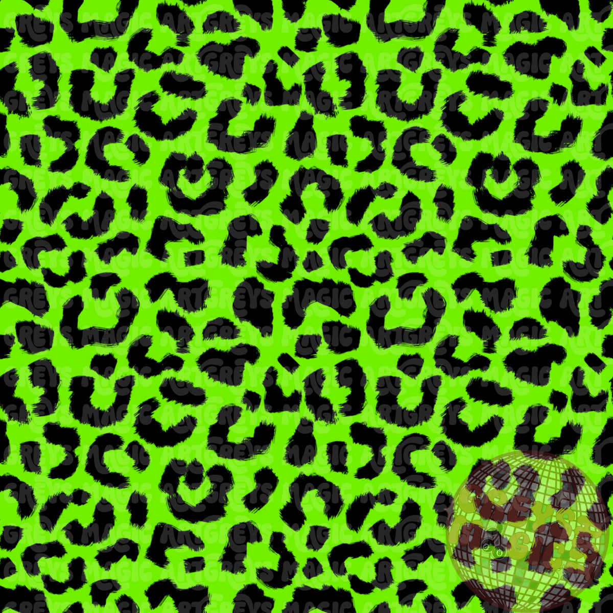 Green Cheetah Seamless File