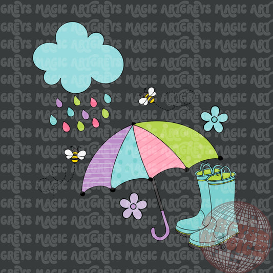 April Showers PNG