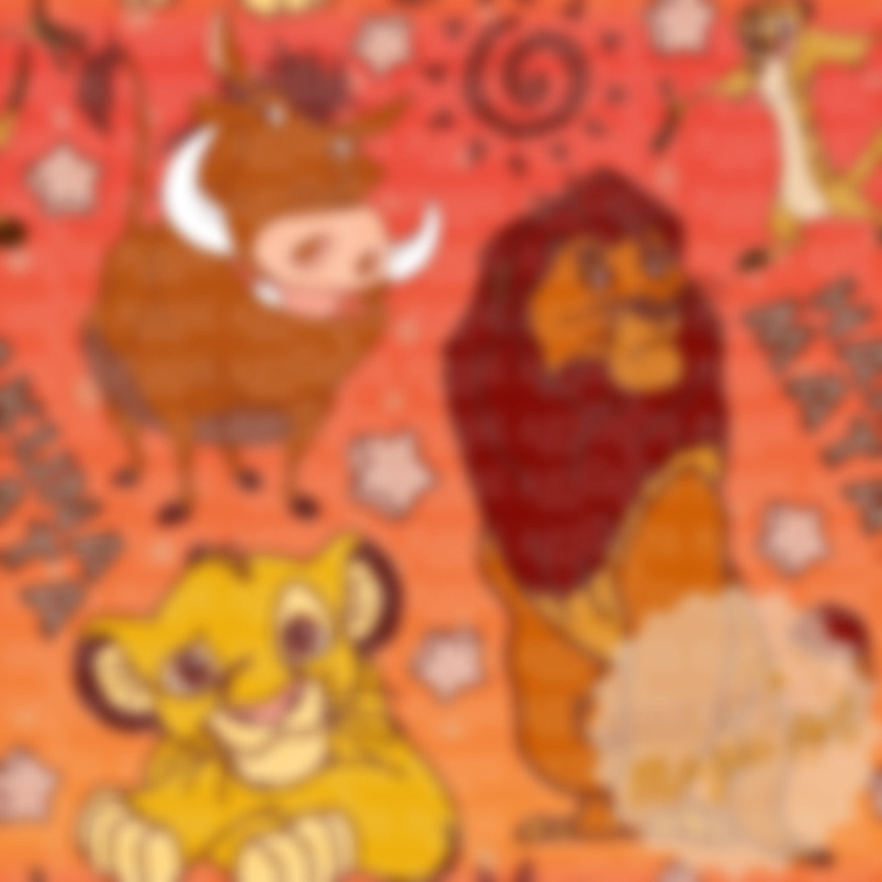 Lion And Friends Seamless File