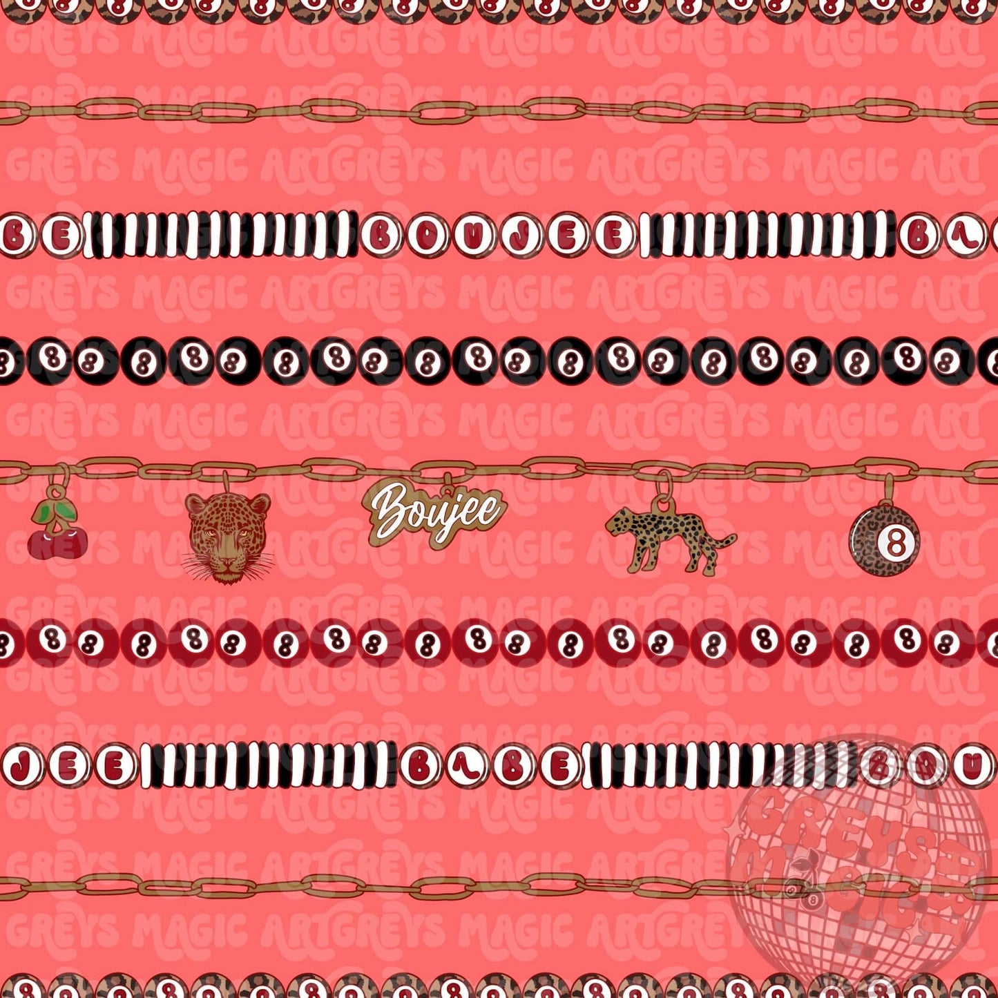 Boujee Babe Bracelets Seamless File