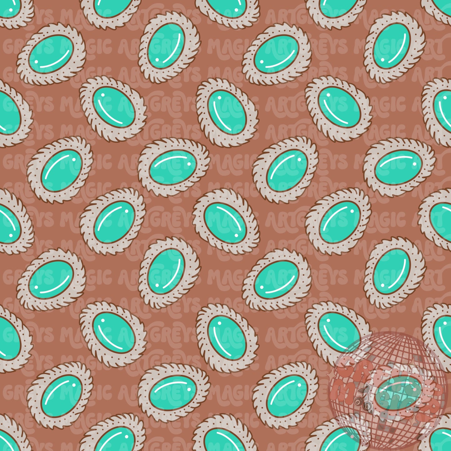 Western Concho Seamless File