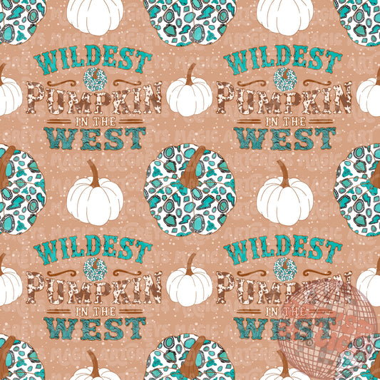 Wildest Pumpkin In The West Seamless File